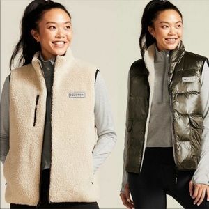 NWT Peloton Reversible Sherpa Vest